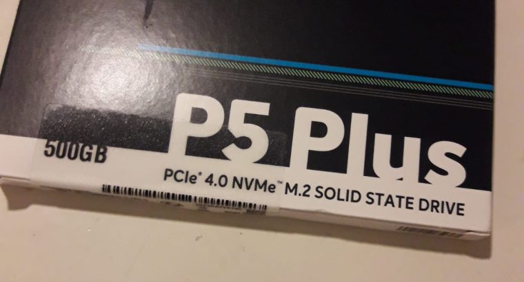 Crucial P5 Plus 500GB PCIe 4.0 3D NAND NVMe M.2 Gaming SSD, up to 6600MB/s