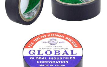 Insulation Tape 2 Pcs Globe Pvc Wire Tape Black