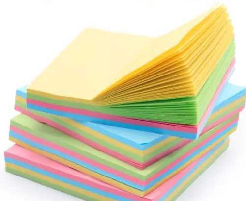 Sticky Notes Memo Pad in 4 Colors