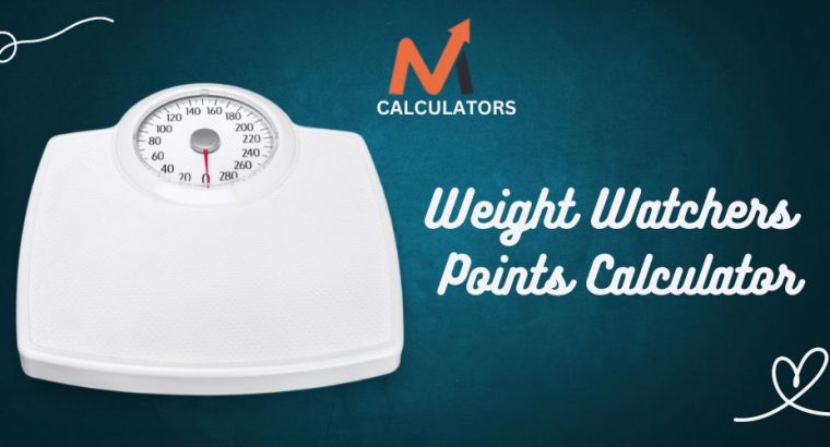 weight watchers points calculator