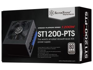 SilverStone SST- ST1200-PTS 80 PLUS Platinum Certified Fully Modular 1200W ATX power supply
