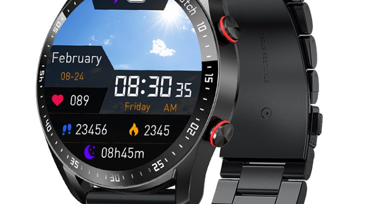 2022 New ECG+PPG Bluetooth Call Smart Watch Men Music player Waterproof Sports Fitness Tracker Stainless Steel Strap Smartwatch