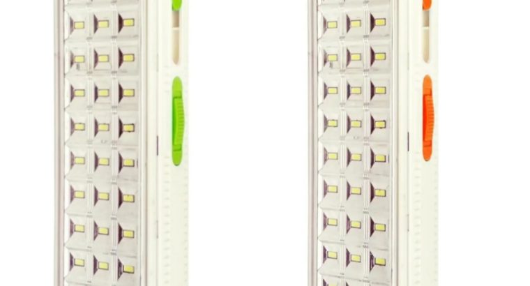 24 / Energy 30 SMD LED Hi Bright Rechageable Wallmount Lamp Solid ABS Body