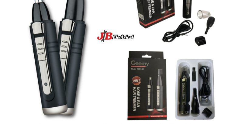 Geemy GM-3109 2 in 1 Rechargeable Nose and Hair Trimmer