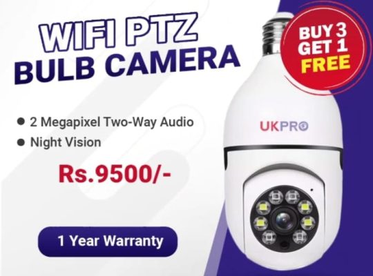 Wi-Fi Bulb Camera – 2 Megapixel