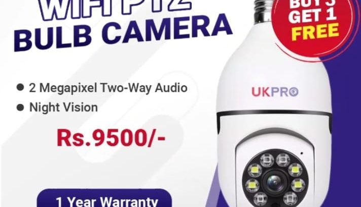 Wi-Fi Bulb Camera – 2 Megapixel