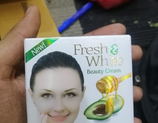 Fresh and white cream