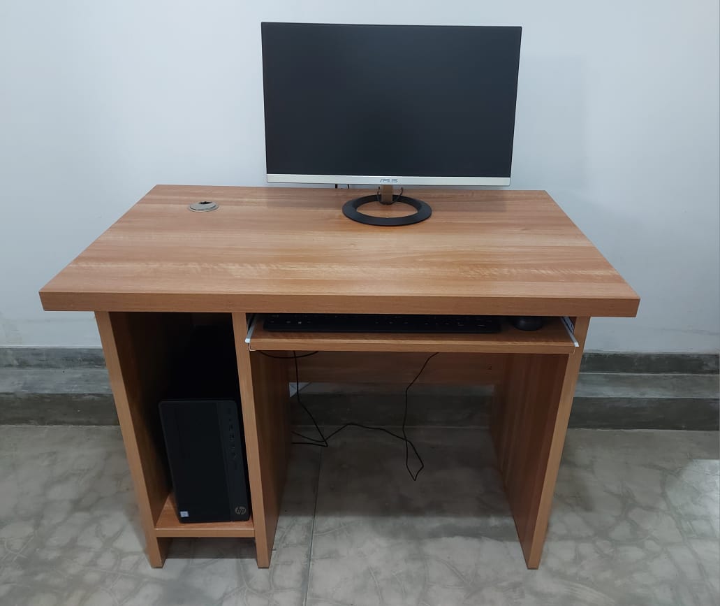 Scarcely Used HP Processor, ASUS Monitor, Table & Chair for Sale