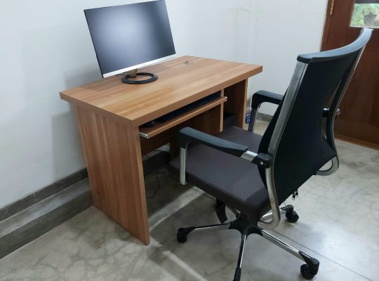 Scarcely Used HP Processor, ASUS Monitor, Table & Chair for Sale