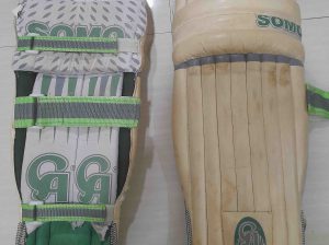 CA Cricket Pads with Rbk Cricket Bag
