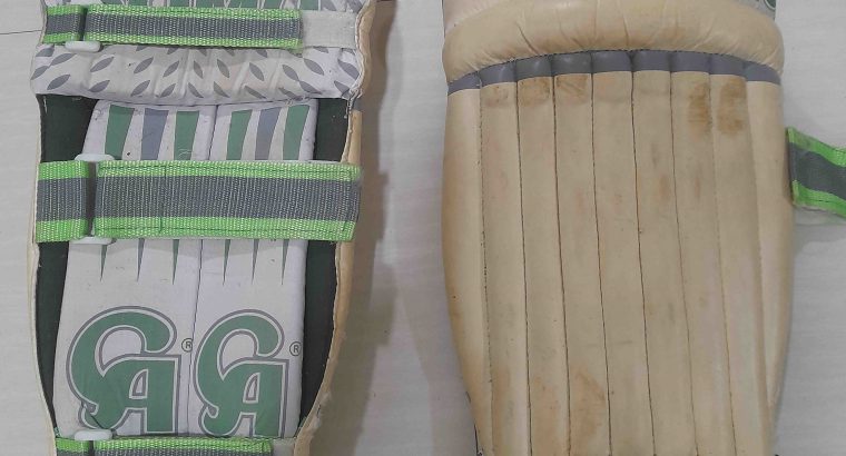 CA Cricket Pads with Rbk Cricket Bag