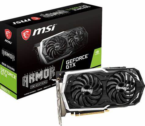 MSI GeForce GTX 1660 Ti Armor OC 6GB GDDR6