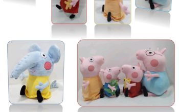 Handmade Character Soft Toys Peppa Pig Family