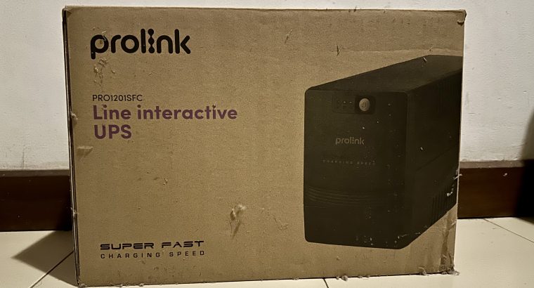 UPS Prolink PRO1201SFC UPS with Warranty – Brand New