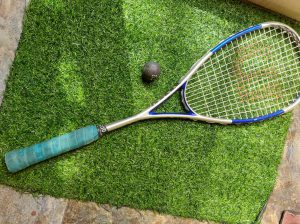 Used wilson Hammer squash racket in good condition for sale