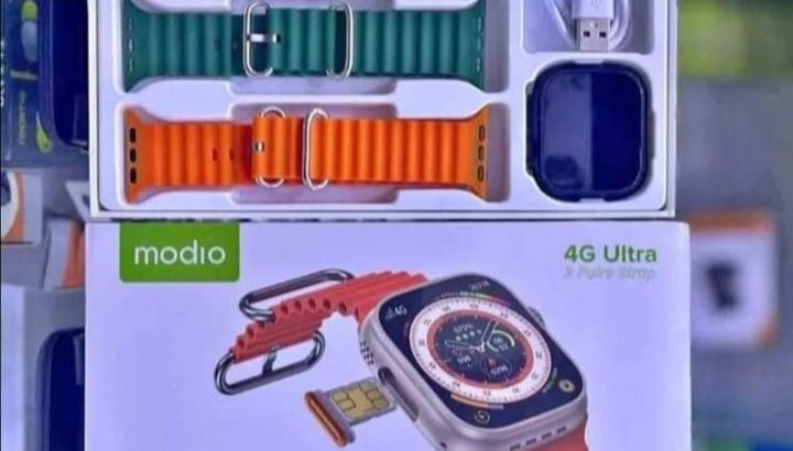 𝗠𝗢𝗗𝗜𝗢 𝟰𝗚 𝘂𝗹𝘁𝗿𝗮 𝗺𝗮𝘅 smart watch 😍