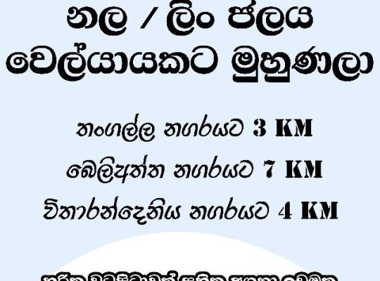 1.8 Acre Land sale in Tangalle