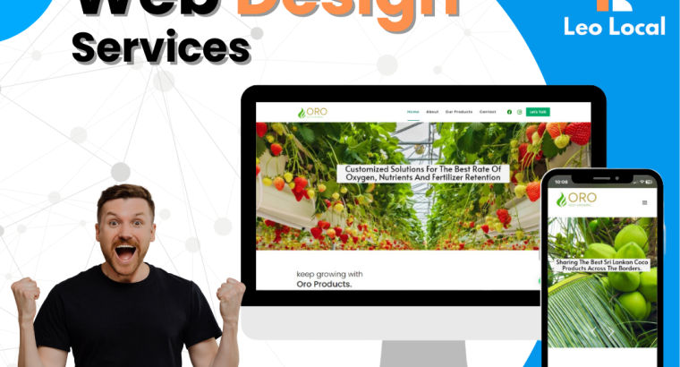 Web Design Services -වෙබ් අඩවි සේවාවන් 0757622473