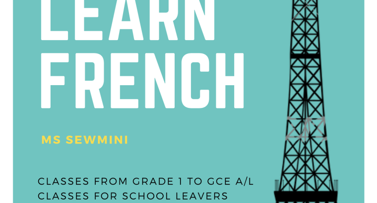 French class from Grade 1 to GCE A/L