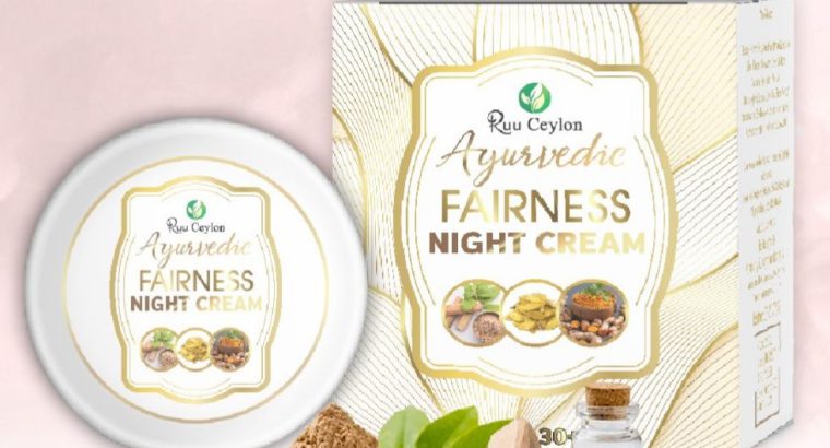 Ruu ceylon ayuvedic fairness Night Cream