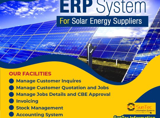 ERP System for Solar Energy Suppliers