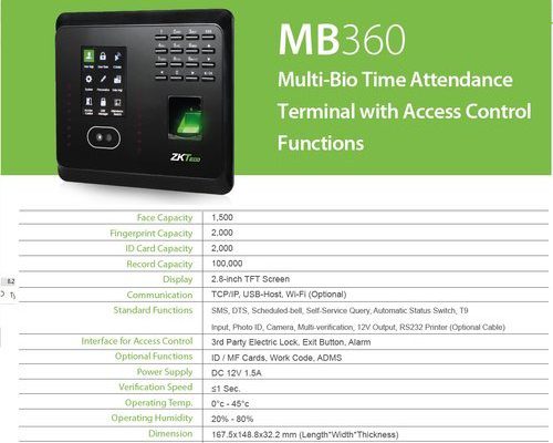 Fingerprint Time Attendance System for sale