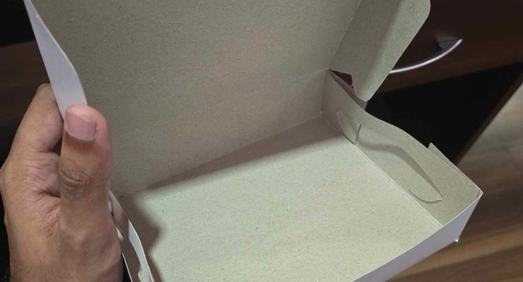 White Paper Lunch Box 250gsm