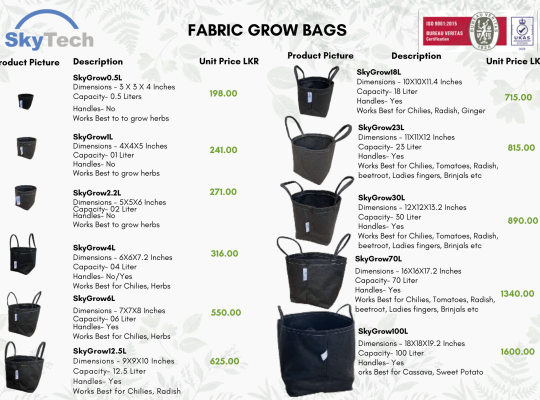 Fabric Grow Bags