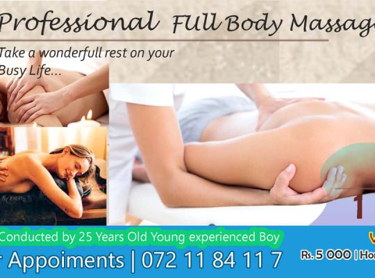 home visiting massage service for male & female