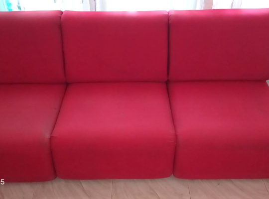 Set of 5 Red Lounge Chairs – Great Deal LKR 17,500