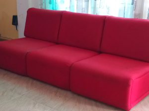 Set of 5 Red Lounge Chairs – Great Deal LKR 17,500