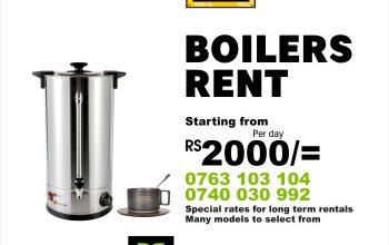 Water Boiler Rent