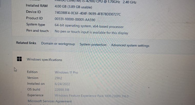 I5 Acer extensa urgent sale
