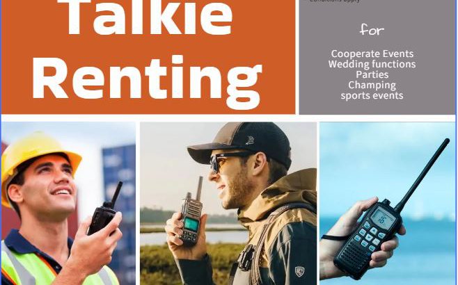 Walkie Talkie Rent