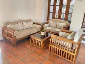 TEAK SOFA SET