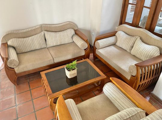 TEAK SOFA SET