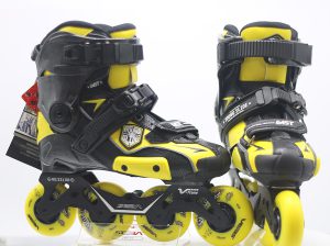 Stylish Yellow & Black Skating Shoes