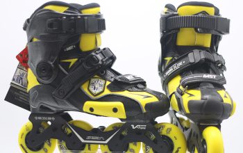 Stylish Yellow & Black Skating Shoes