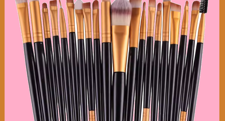 20 Pcs Makeup Brush Set-Photoroom