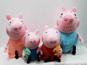 Handmade Character Soft Toys Peppa Pig Family