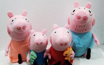 Handmade Character Soft Toys Peppa Pig Family