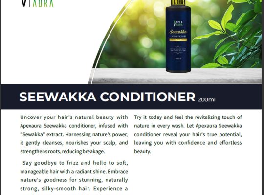 Seewakka shampoo and Seewakka conditioner
