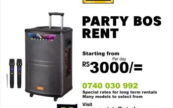 Party box Rent