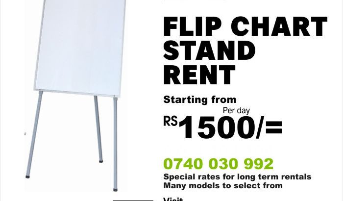 Flip chart with Stand for rental