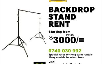 Backdrop stand rent