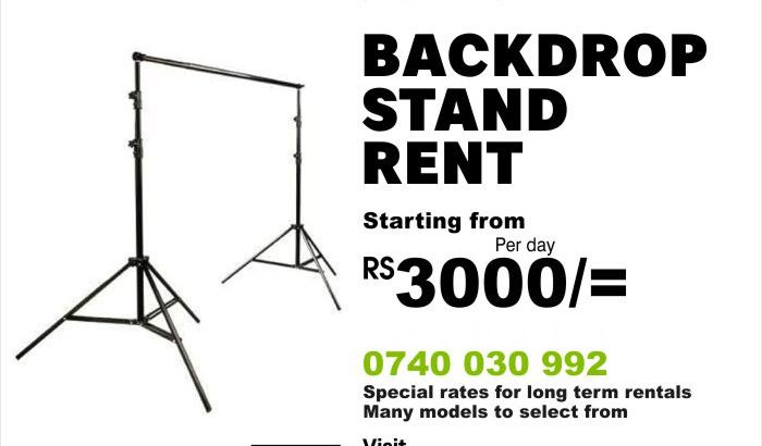 Backdrop stand rent