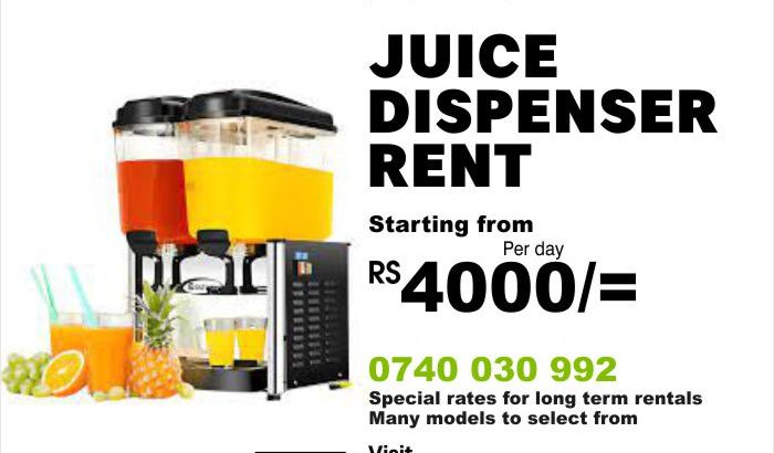 Juice machine for Rent