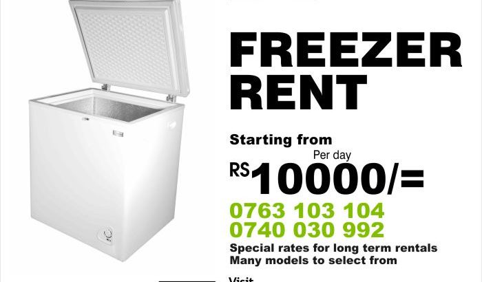 Freezer for rent