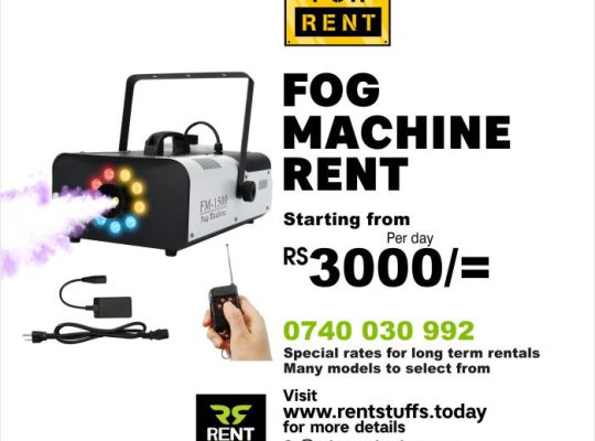 Fog smoke machine rental