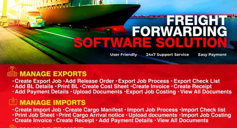 Freight Forwarding Software Solution
